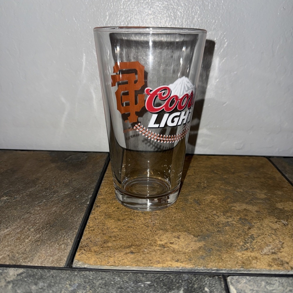 Beer Glass: San Francisco Giants, Coors Light 2014